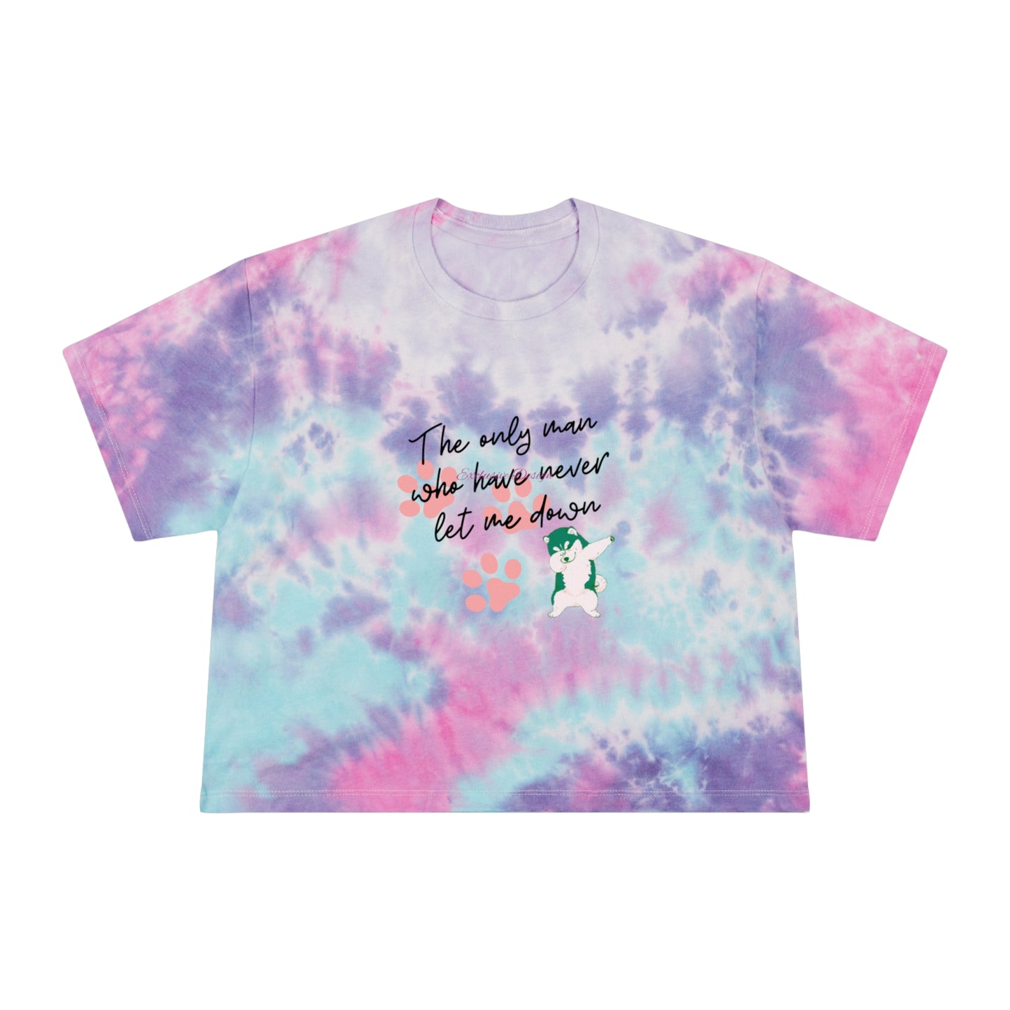 The Only Man.. Women's Tie-Dye Crop Tee