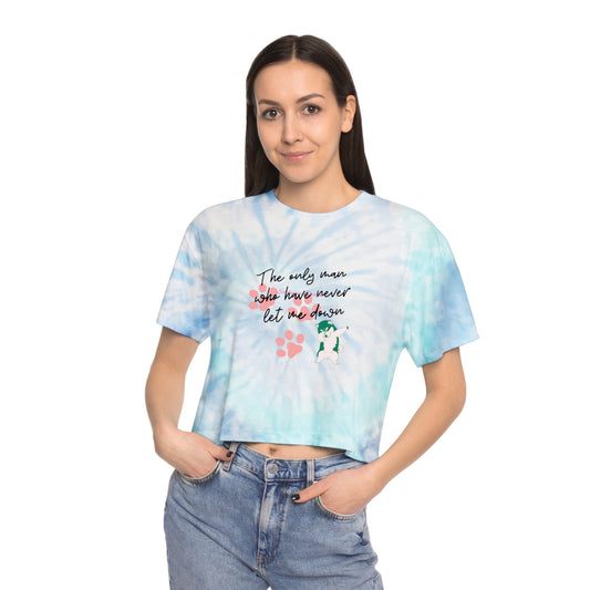 The Only Man.. Women's Tie-Dye Crop Tee